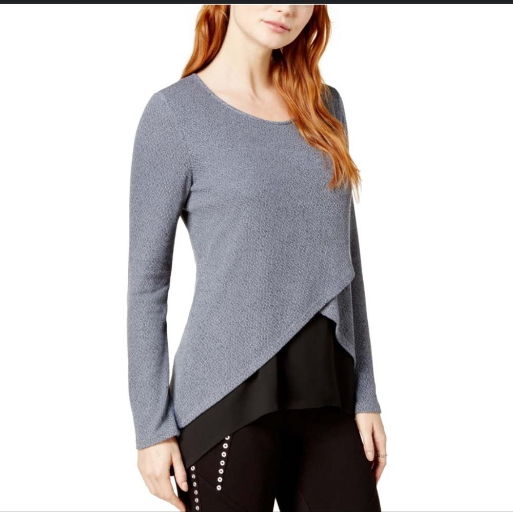 BAR lll long sleeve fully lined top size medium